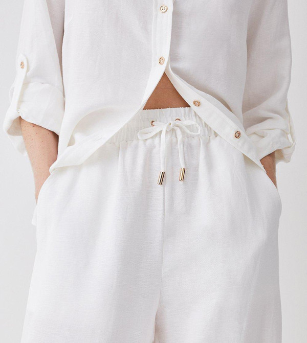 Karen Millen - Outlet Karen Millen - White Casual Pants