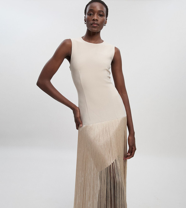 Karen Millen Karen Millen - Beige Midi Dresses