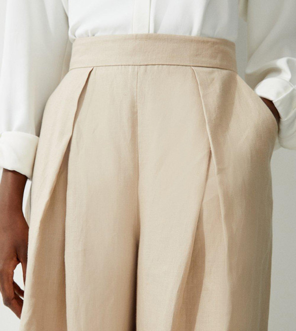 Karen Millen  workwear - NEUTRAL Regular Pants