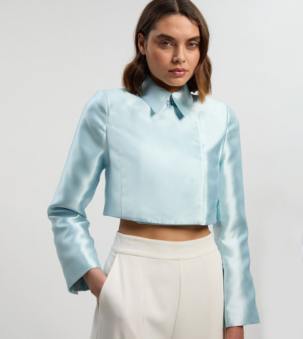 Karen Millen  Clothing - Blue Casual Jackets