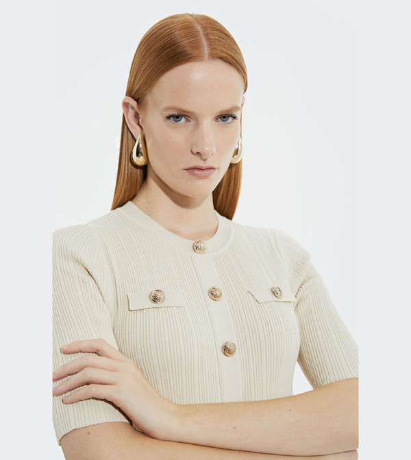 Karen Millen  - Beige Maxi Dresses