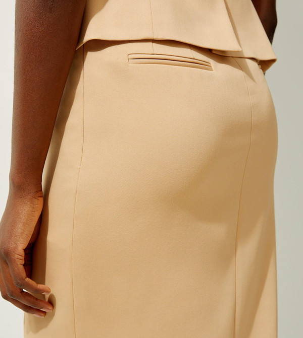 كارن ميلين - اوتليت  - جلد الجمل Midi Skirts