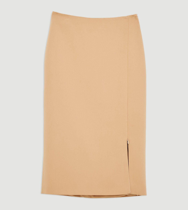 كارن ميلين - اوتليت  - جلد الجمل Midi Skirts