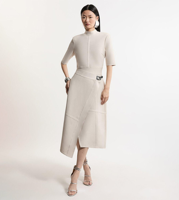 Karen Millen Karen Millen - Beige Midi Dresses