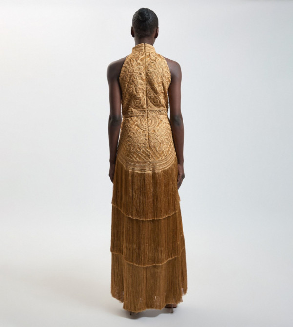 Karen Millen Maxi Dresses - Gold Maxi Dresses