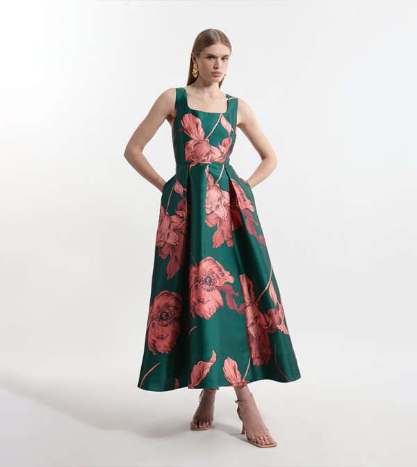 Karen Millen - Outlet  ramadan - Green Maxi Dresses