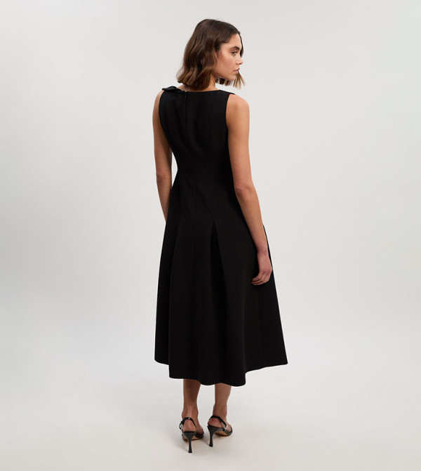 كارن ميلين  devil-wears-prada-miranda - أسود Midi Dresses