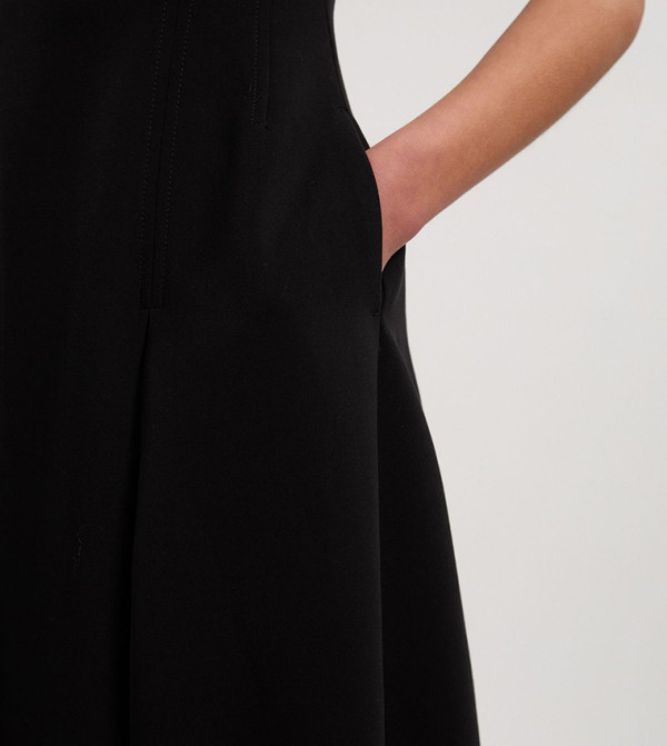 كارن ميلين  devil-wears-prada-miranda - أسود Midi Dresses