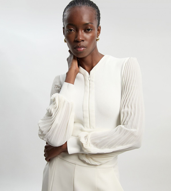 Karen Millen Karen Millen - Ivory Cropped Tops