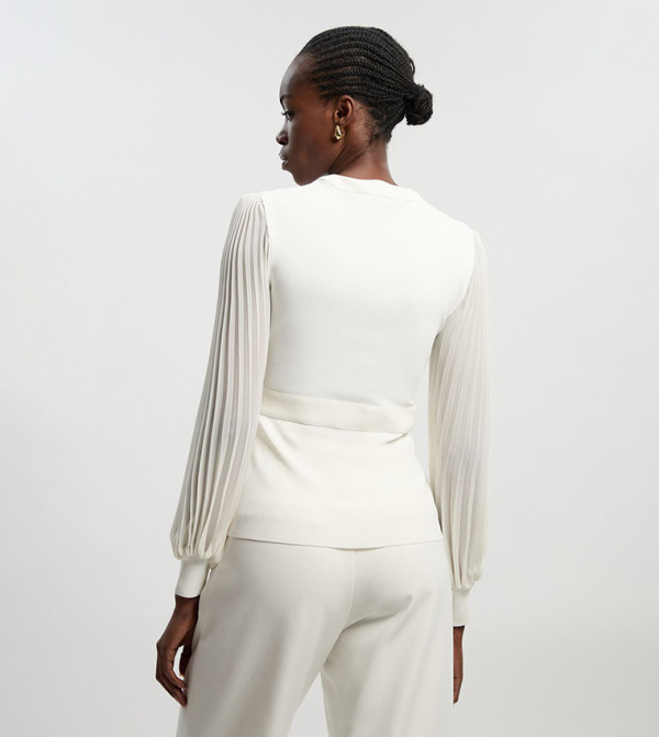 Karen Millen Karen Millen - Ivory Cropped Tops