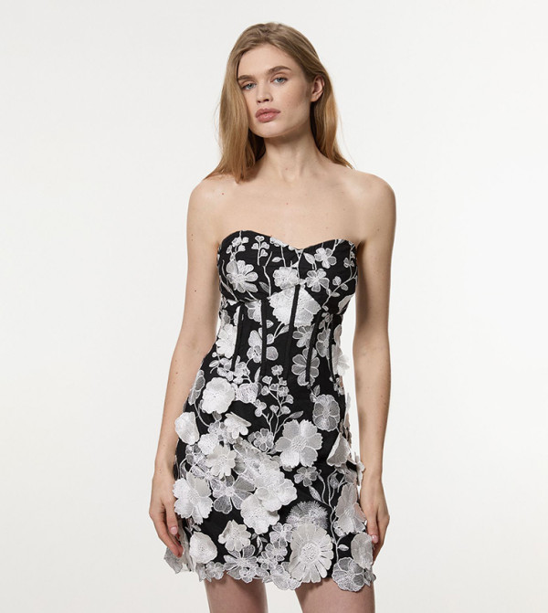 كارن ميلين corset-bubble-edit - متعدد Mini Dresses