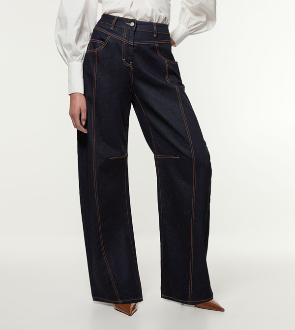 كارن ميلين - اوتليت  - كحلي Straight Jeans
