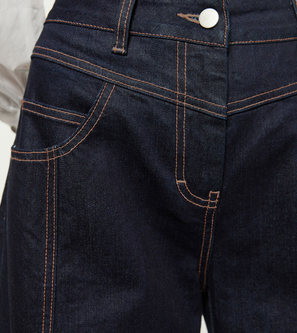 كارن ميلين - اوتليت  - كحلي Straight Jeans