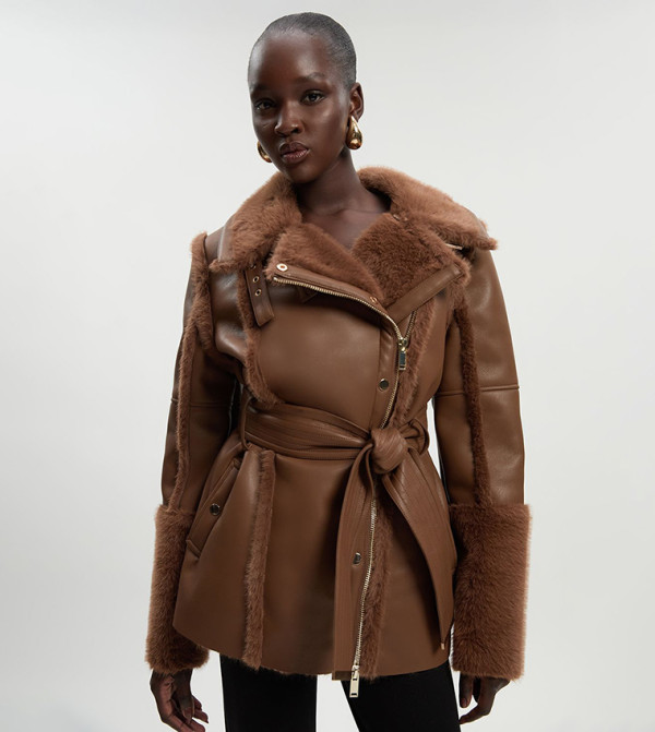 Karen Millen Karen Millen - Brown Casual Jackets