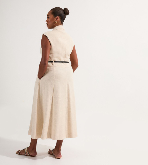 Karen Millen - Outlet  Plus Size - Cream Dresses