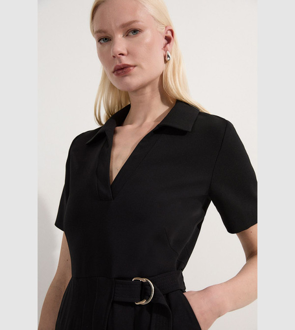 كارن ميلين - اوتليت  افرولات وجمبسوت - أسود جيمسوت