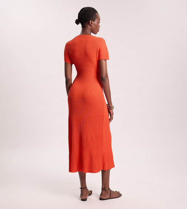 Karen Millen Clothing - Orange Midi Dresses