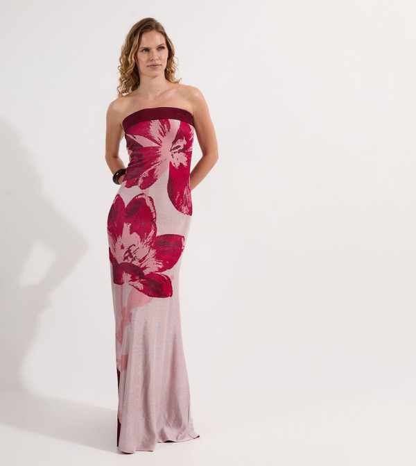 كارن ميلين - اوتليت  floral-dresses-march - أحمر Maxi Dresses