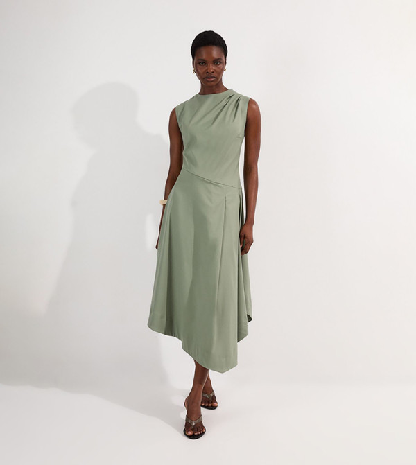 كارن ميلين - اوتليت  - أخضر Midi Dresses
