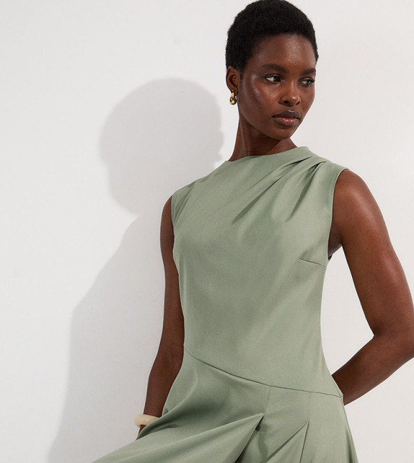 كارن ميلين - اوتليت  - أخضر Midi Dresses