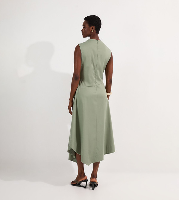 كارن ميلين - اوتليت  - أخضر Midi Dresses