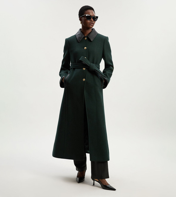 Karen Millen Karen Millen - Green Overcoats