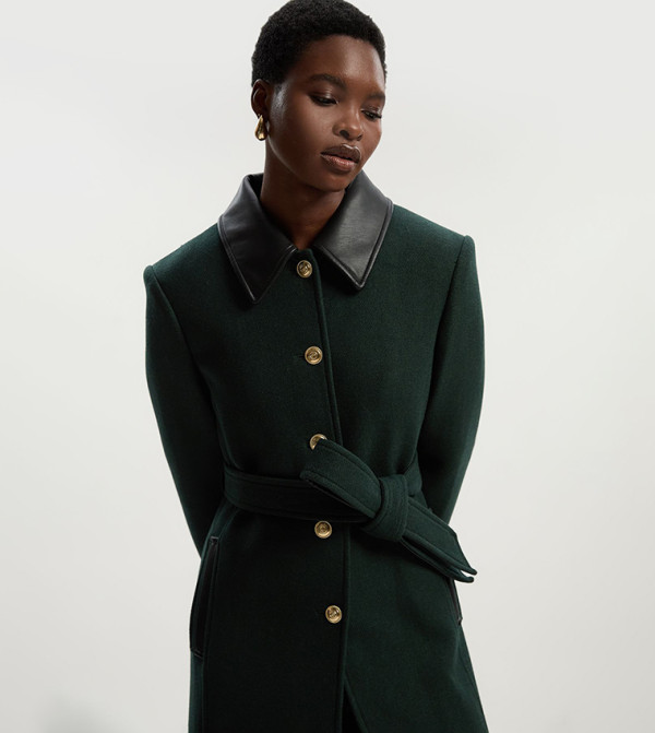 Karen Millen Karen Millen - Green Overcoats