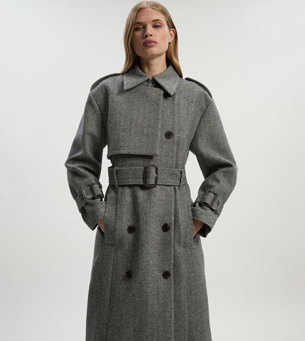 Karen Millen Karen Millen - Grey Overcoats