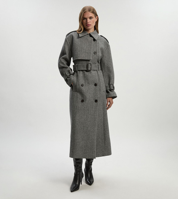 Karen Millen Karen Millen - Grey Overcoats