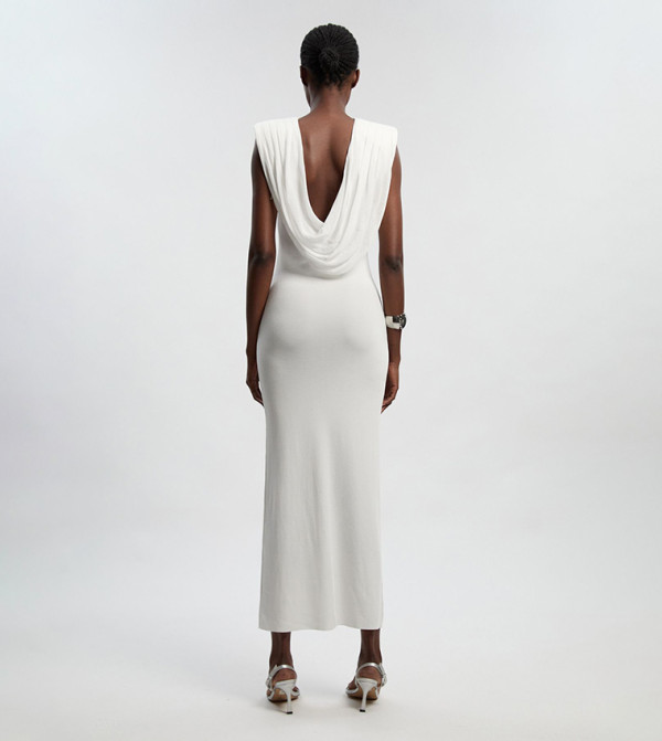 كارن ميلين  devil-wears-prada-miranda - أبيض Maxi Dresses