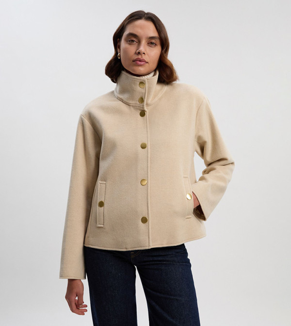 Karen Millen  Overcoats - Beige Overcoats
