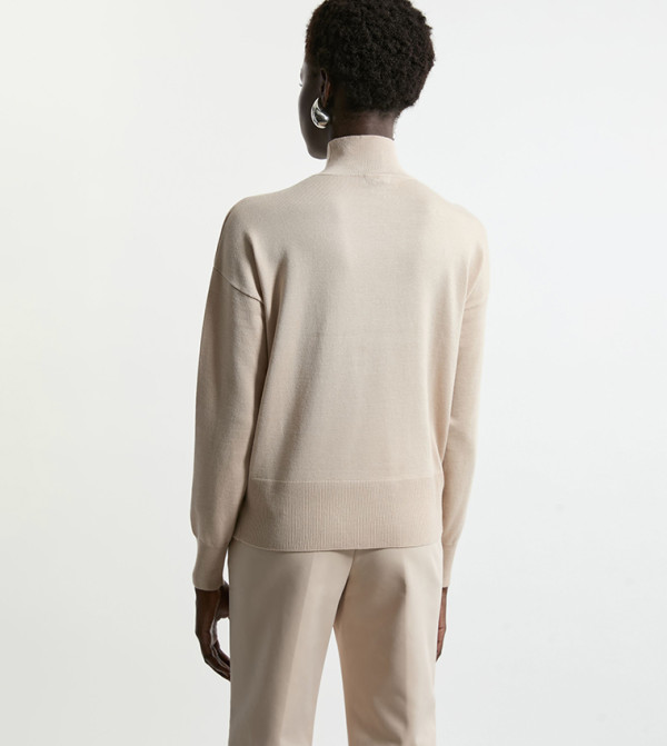 كارن ميلين - اوتليت  سترات بياقة سلحفاة - بيج Turtle neck Sweaters