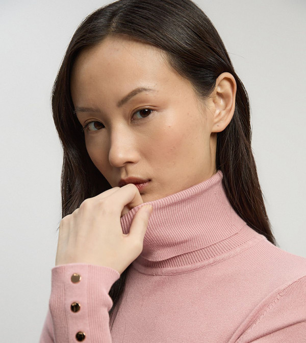 Karen Millen Karen Millen - Pink Turtle neck Sweaters
