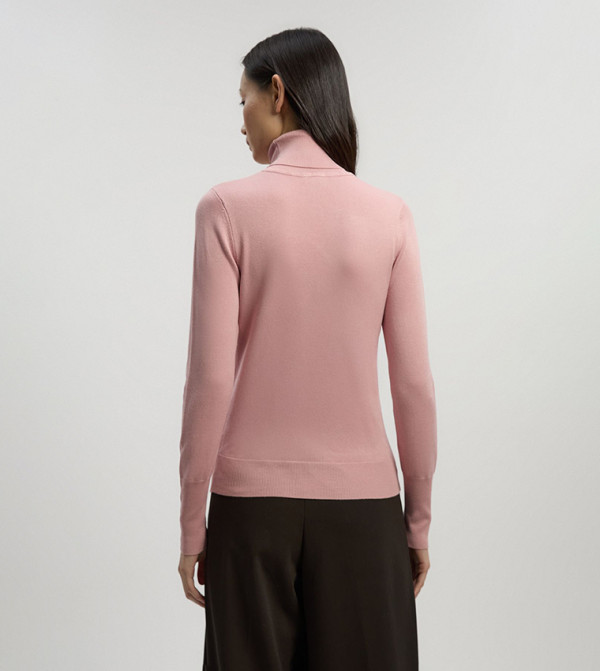 Karen Millen Karen Millen - Pink Turtle neck Sweaters