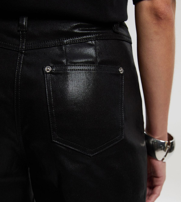 كارن ميلين  baggy-denim-edit - أسود Wide Leg Jeans