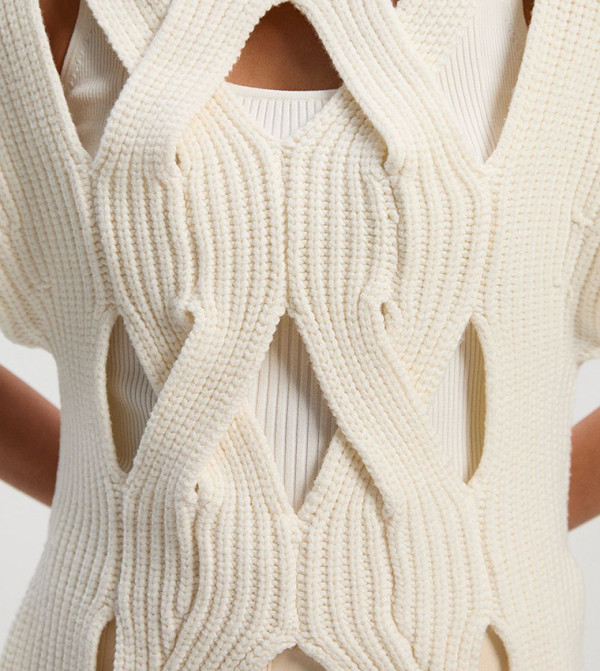 Karen Millen Karen Millen - Cream Casual Tops