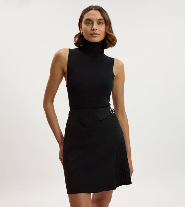 Karen Millen  Mini Skirts - Black Mini Skirts