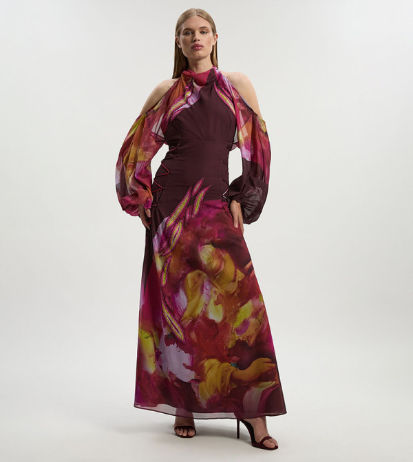 كارن ميلين كارن ميلين - بني  Maxi Dresses