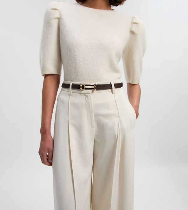Karen Millen  Leather Belts - Brown Leather Belts