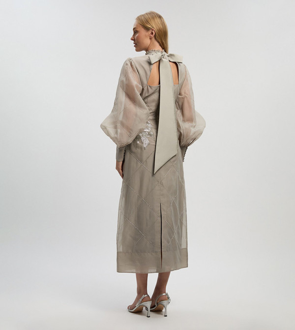 كارن ميلين كارن ميلين - فضي Midi Dresses