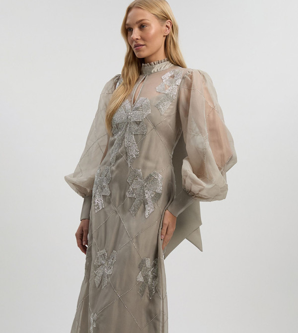 Karen Millen  ramadan - Silver Midi Dresses