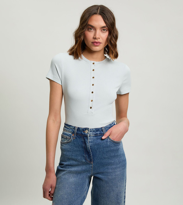Karen Millen  summer-tailoring - Blue Casual Tops