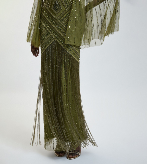Karen Millen  Maxi Dresses - Green Maxi Dresses