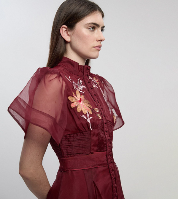 Karen Millen Karen Millen - Maroon Midi Dresses