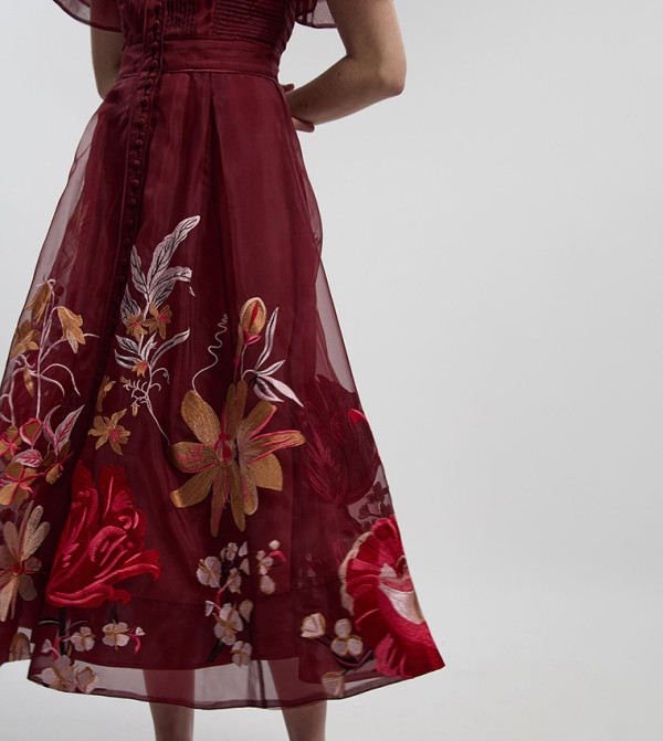 Karen Millen Karen Millen - Maroon Midi Dresses