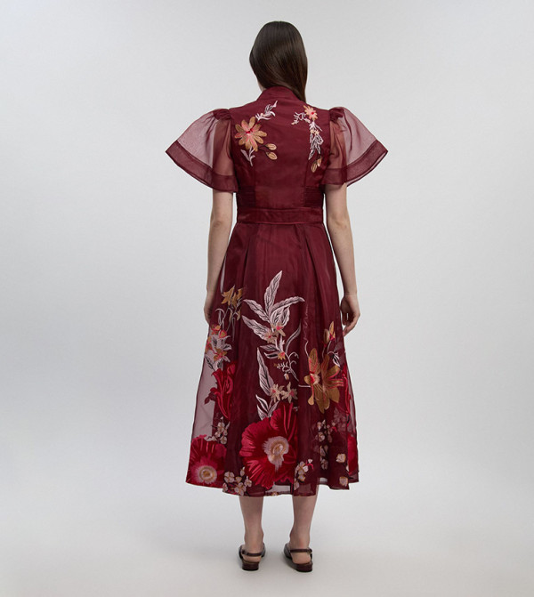 Karen Millen Karen Millen - Maroon Midi Dresses