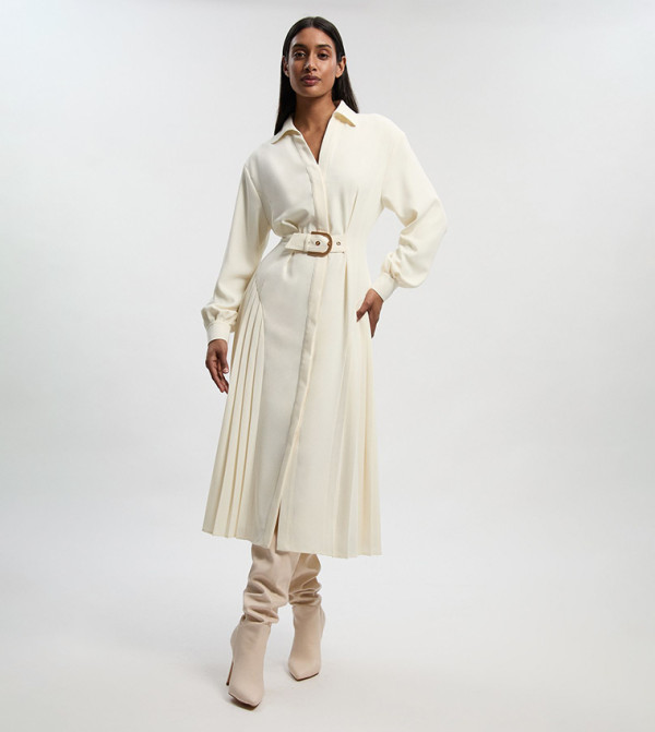 Karen Millen Karen Millen - Ivory Shirt & T-Shirt Dresses