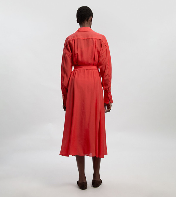 كارن ميلين  فساتين - أحمر  Shirt & T-Shirt Dresses