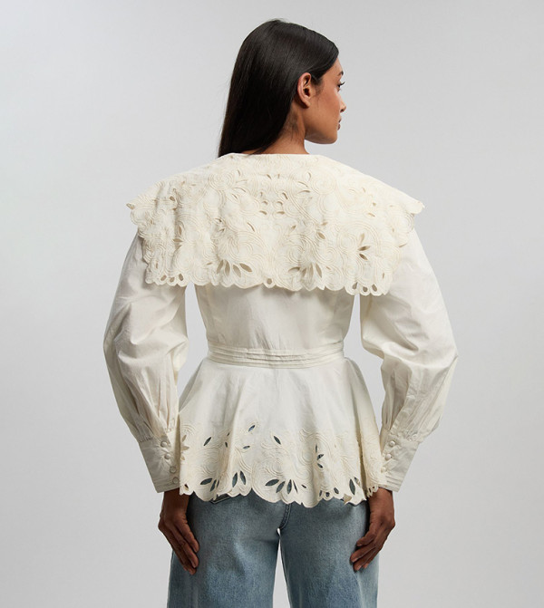 كارن ميلين  - عاجي  Casual Tops