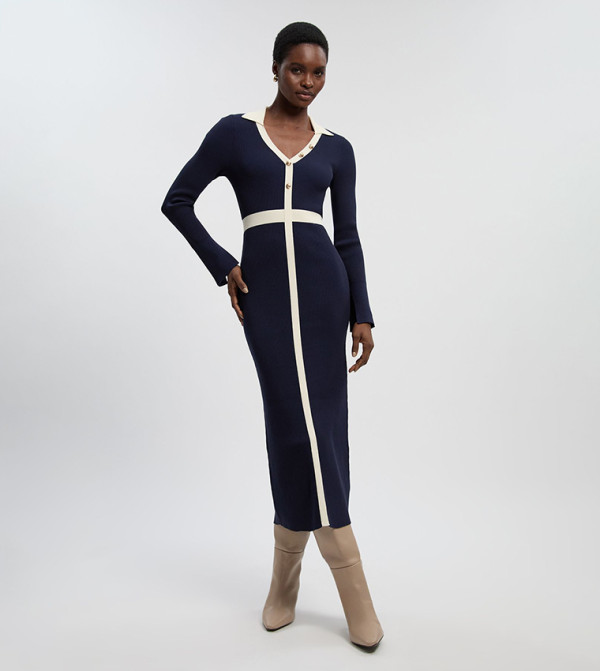 كارن ميلين كارن ميلين - كحلي Midi Dresses
